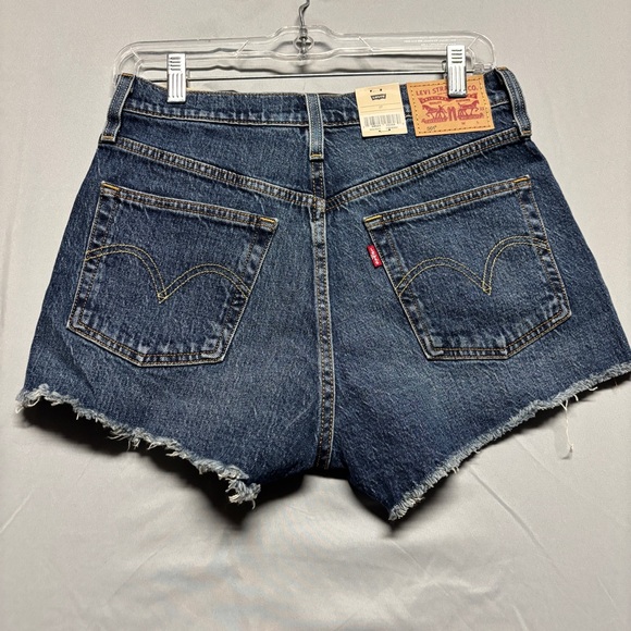 Levi's 501 Women's Blue Denim Shorts - Picture 6 of 10